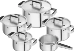 Pure Kastrull & stekpanna set, 5-st, 18/10 Rostfritt stål