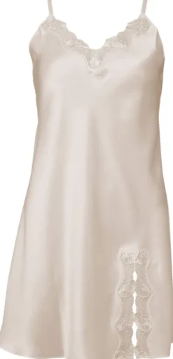 Pure Silk - Slip w. lace