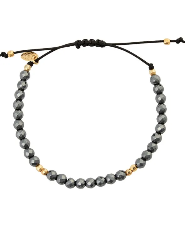 Rachel Hematite - Gold
