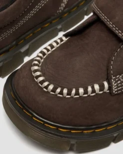 Raffe Mocc Shoe J Dark Brown Tumbled Nubuck