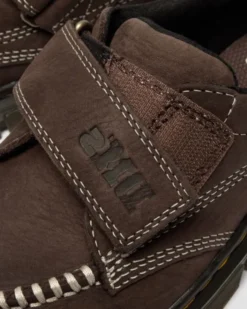 Raffe Mocc Shoe J Dark Brown Tumbled Nubuck