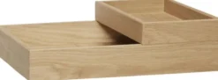 Rail Desk Organiser Natural set of 2