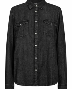REGULAR_WESTERN_SHIRT BLACK_DARKS