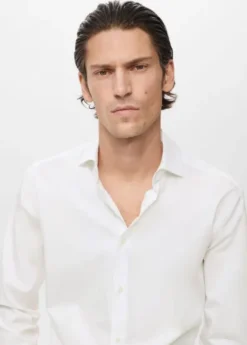 Regular-fit 100% cotton shirt