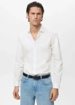 Regular-fit 100% cotton shirt