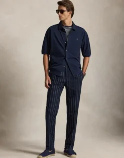 Relaxed Fit Cotton Mesh Shirt