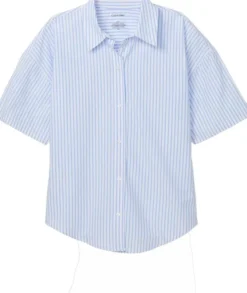 RELAXED POPLIN SS SHIRT