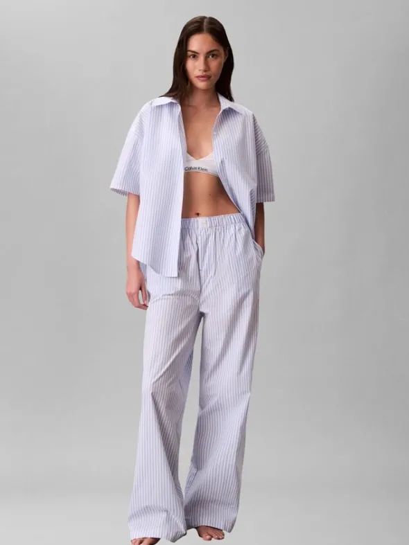 RELAXED POPLIN SS SHIRT