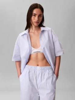 RELAXED POPLIN SS SHIRT