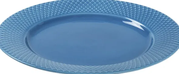 Rhombe Color Middagstallerken Ø27 cm blå