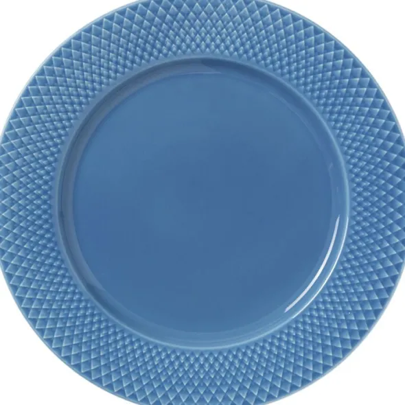 Rhombe Color Middagstallerken Ø27 cm blå