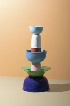 Rhombe Krus 33 cl hvid porcelæn