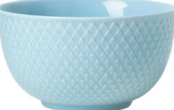 Rhombe Skål Ø11 cm turkis porcelæn