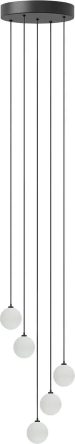 Rosette mini G4 cordset with canopy, cluster 5