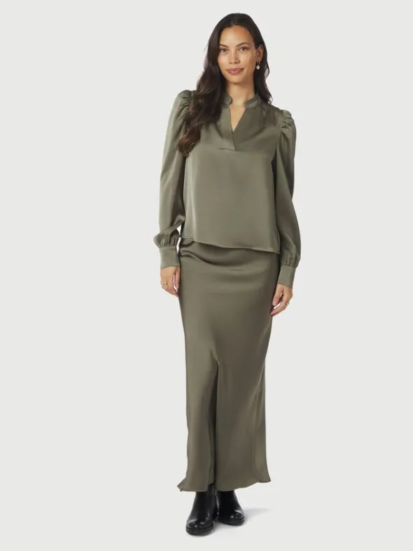 Rosslyn Heavy Sateen Blouse