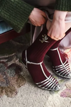 Rosy Cotta Sock