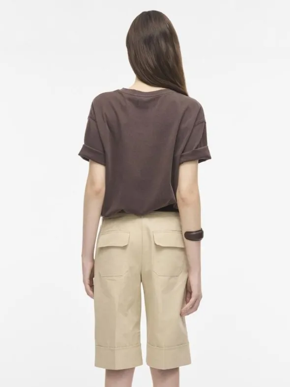 ROUSOPHIE 2/4 O-NECK OVERSIZED TEE