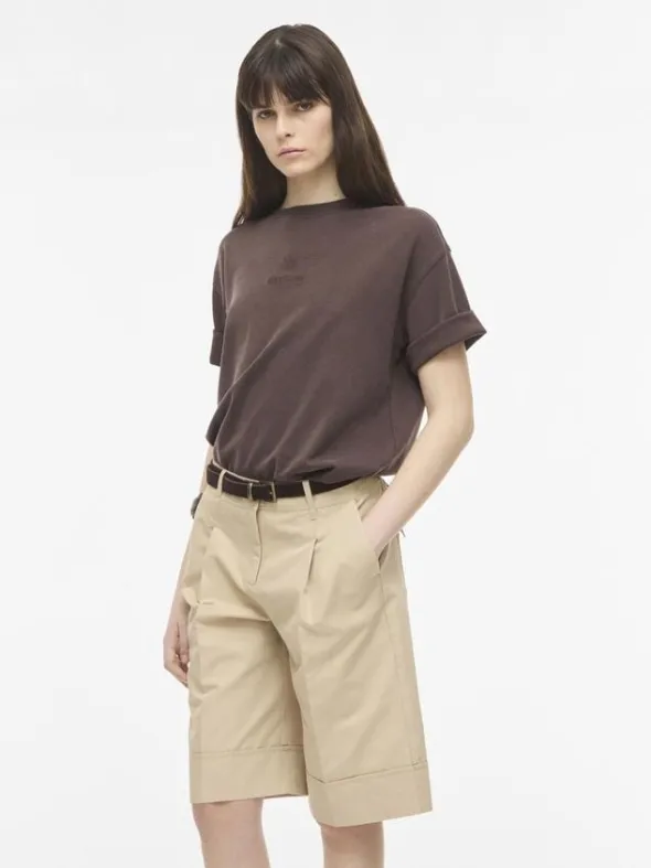 ROUSOPHIE 2/4 O-NECK OVERSIZED TEE
