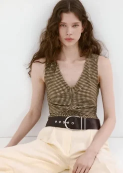 Ruched fitted top