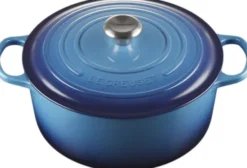 Rund støbejernsgryde 4,2L Azure Blue