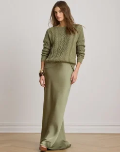 Satin Charmeuse Maxiskirt