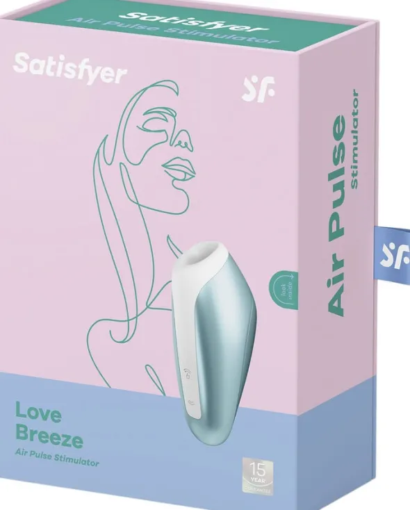 Satisfyer Love Breeze Ice-Blue lufttrycksvibrator