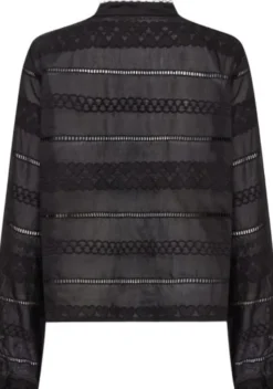 SC-AVA 1 Bluse Sort