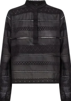 SC-AVA 1 Bluse Sort