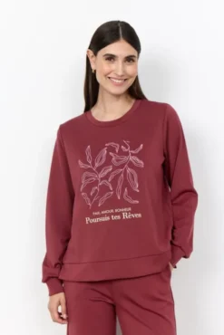 SC-BANU 317 Sweatshirt Mørk rød