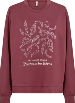 SC-BANU 317 Sweatshirt Mørk rød