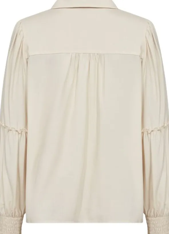 SC-BARBEL 2 Skjorte Creme