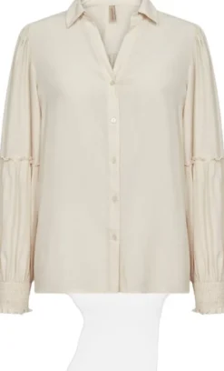 SC-BARBEL 2 Skjorte Creme