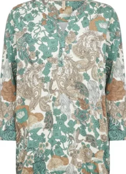 SC-FELICITY AOP 536 Bluse Grøn