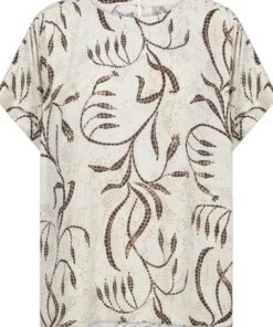 SC-SABIRA 1 Bluse Sand