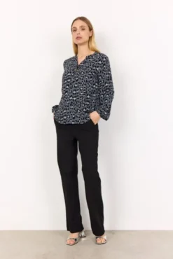 SC-SAFIRA 1 Bluse Sort