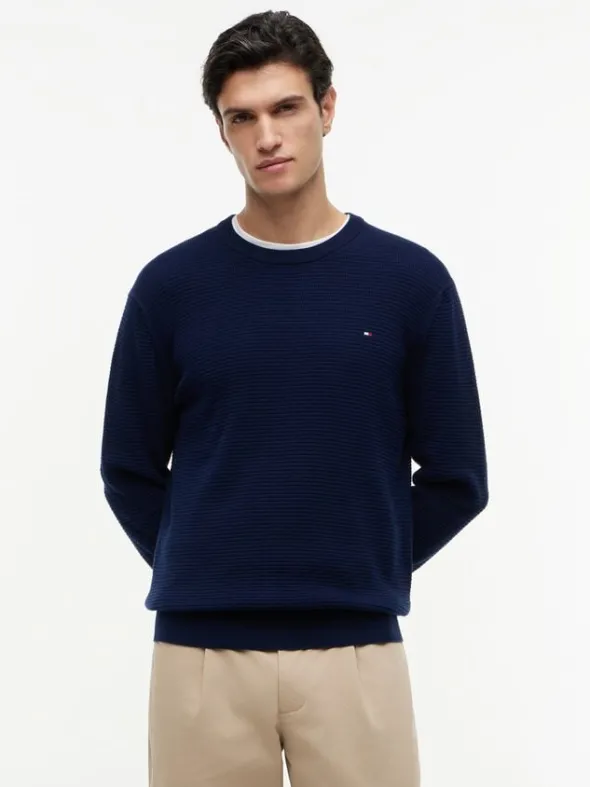 SEASONAL STRUCTURE CREW NECK