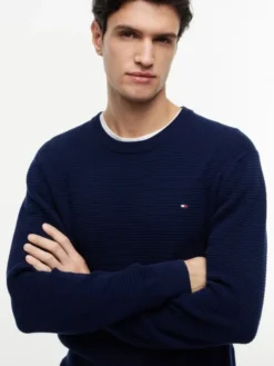 SEASONAL STRUCTURE CREW NECK