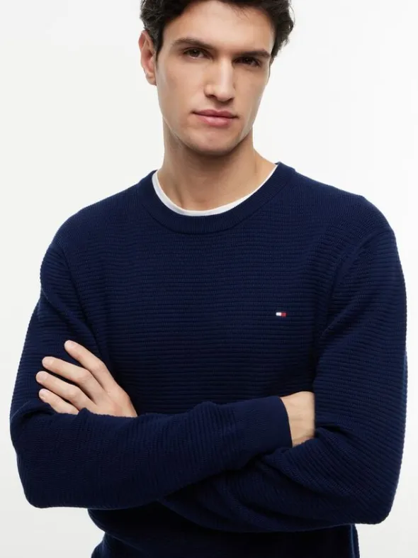 SEASONAL STRUCTURE CREW NECK