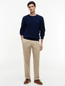 SEASONAL STRUCTURE CREW NECK