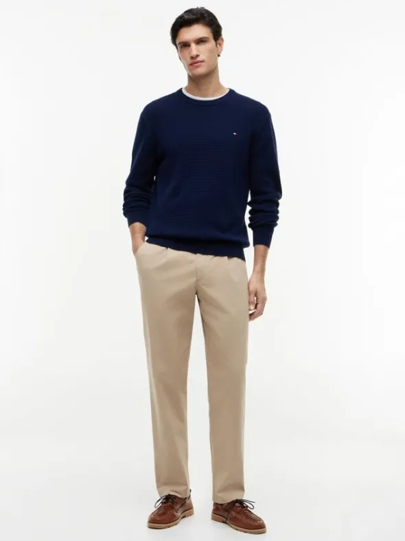 SEASONAL STRUCTURE CREW NECK