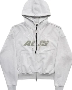 SHEN CROPPED HOODIE W/ ZIPPER
