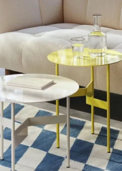 Shim Coffee Table-Ø54 x H44-Eggshel