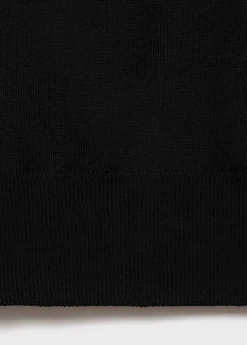 Short-sleeve jumper with metallic d