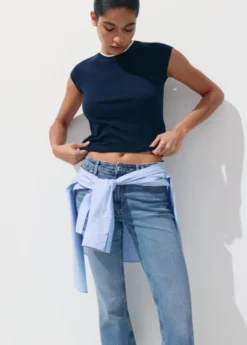 Sienna flared cropped jeans