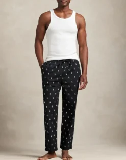 Signature Pony Cotton Pajama Pant
