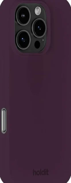 Silicone Case iPhone 16 Pro Deep Plum