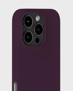 Silicone Case iPhone 16 Pro Deep Plum