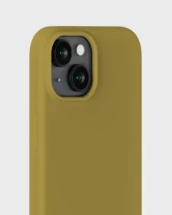 Silicone Case iPhone 15 Warm Olive