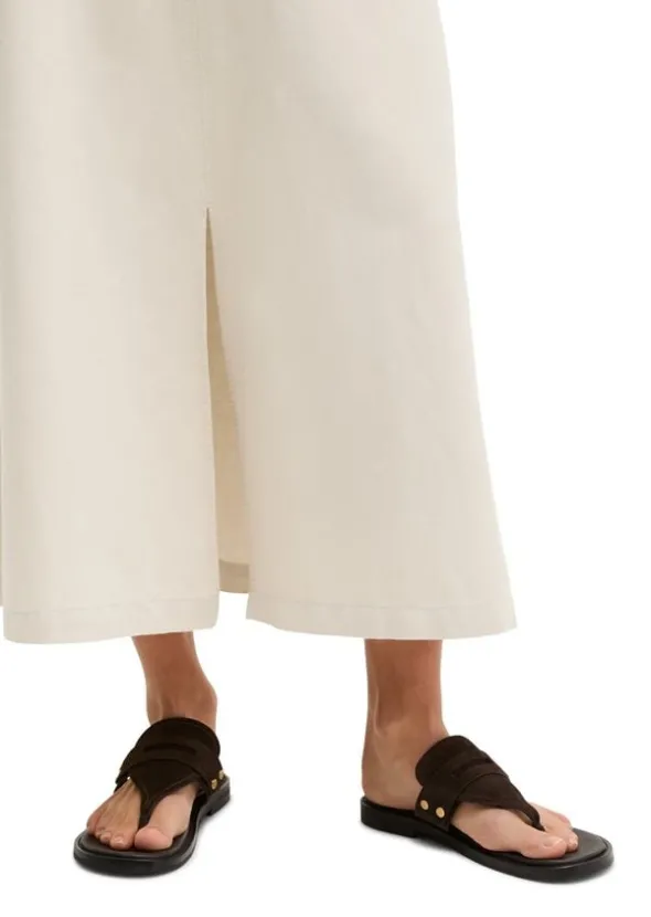 Skirt, casual A-line style, midi le