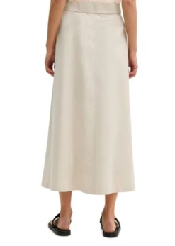 Skirt, casual A-line style, midi le